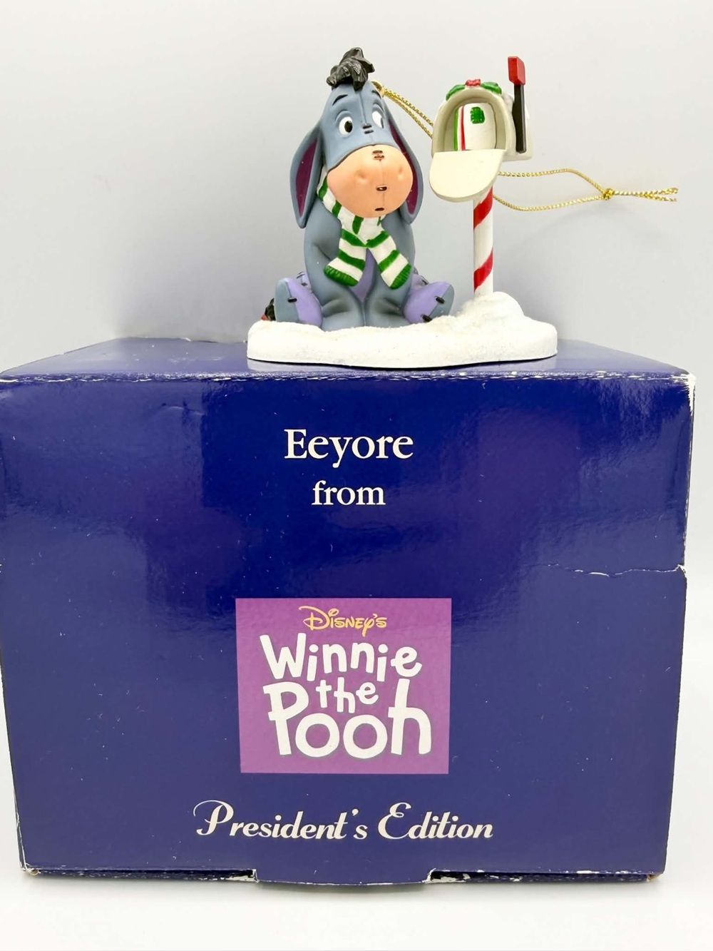 Disney Eeyore Ornament Grolier President’s Edition Winnie The Pooh NOS